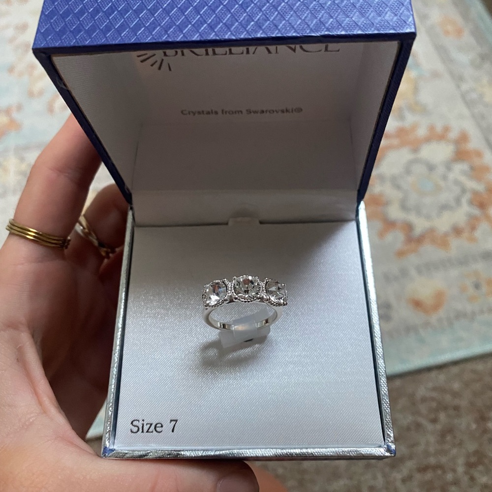 Brilliance NWT Swarovski crystal ring